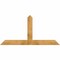 Ekena Millwork Portland Rough Sawn Timber Gable Bracket, Western Red Cedar, 72"W x 36"H x 2"D x 6"F, 12/12 Pitch GBW072X36X0206POR00RWR - alternate 1